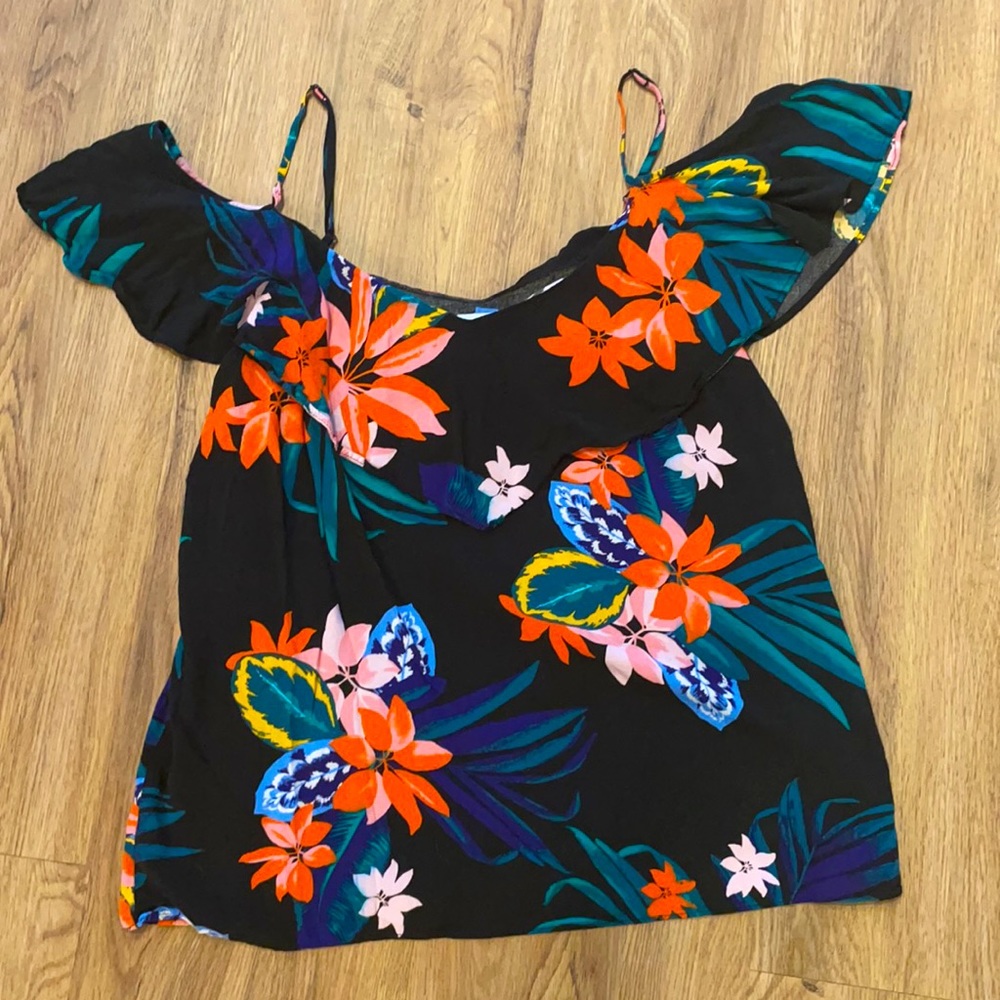 Off the Shoulder Flowy Blouse